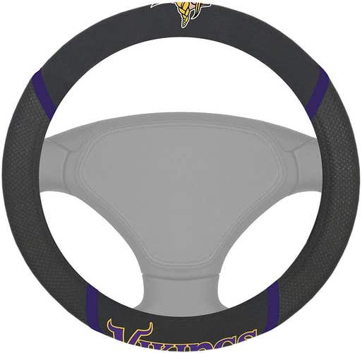 NFL Minnesota Vikings Embroidered Mesh Steering Wheel Cover by FanMats