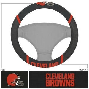 NFL Cleveland Browns Embroidered Mesh Steering Wheel Cover by FanMats