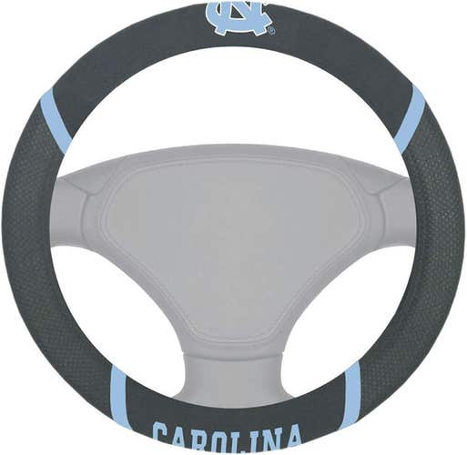 NCAA North Carolina Tar Heels Embroidered Mesh Steering Wheel Cover by Fanmats