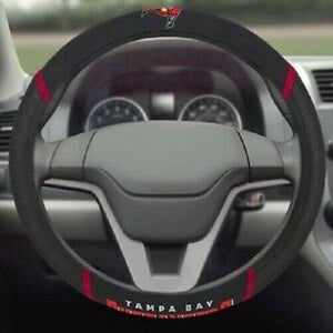 NFL Tampa Bay Buccaneers Embroidered Mesh Steering Wheel Cover by FanMats