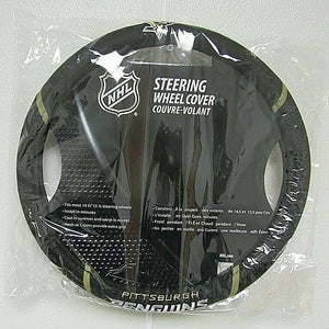 NHL Pittsburgh Penguins Embroidered Mesh Steering Wheel Cover by FanMats