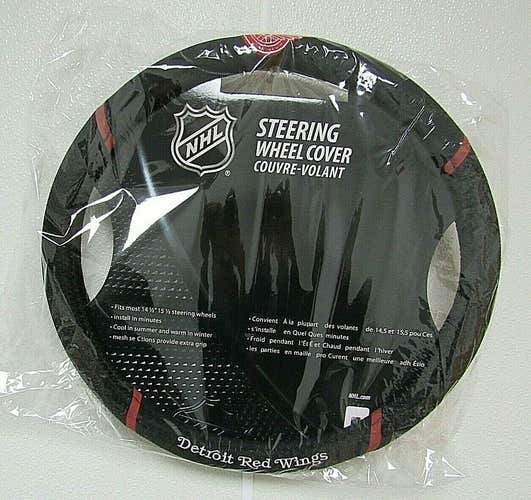 NHL Detroit Red Wings Embroidered Mesh Steering Wheel Cover by FanMats