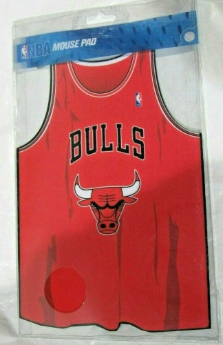Chicago Bulls Jersey Shaped 10" by 8" Mouse Pad