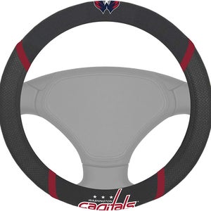NHL Washington Capitals Embroidered Mesh Steering Wheel Cover by FanMats