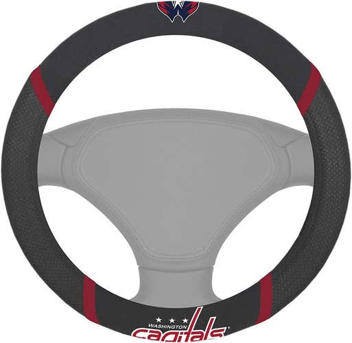 NHL Washington Capitals Embroidered Mesh Steering Wheel Cover by FanMats