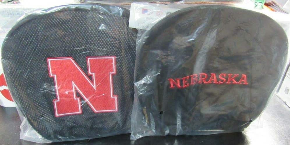 NCAA Nebraska Cornhuskers Headrest Cover Double Side Embroidered Pair by Fanmats
