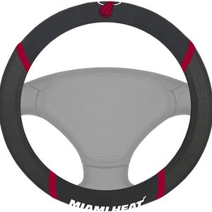 NBA Miami Heat Embroidered Mesh Steering Wheel Cover by FanMats