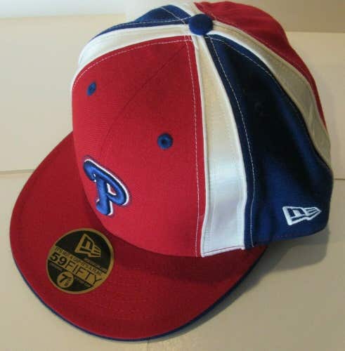 MLB Philadelphia Phillies New Era 59FIFTY Fitted Multi Baseball Hat Size 7 5/8