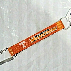 NCAA Tennessee Volunteers Wristlet w/Key Ring & Carabiner 8.5" long by Aminco
