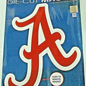 NCAA Alabama Crimson Tide 8 inch Auto Magnet Die-Cut Logo by WinCraft