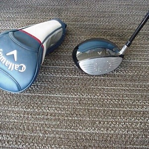 46 3/8 IN CALLAWAY X HOT 10.5 DEG DRIVER GOLF CLUB EXCELL BUT W DENT IN HEEL  jb