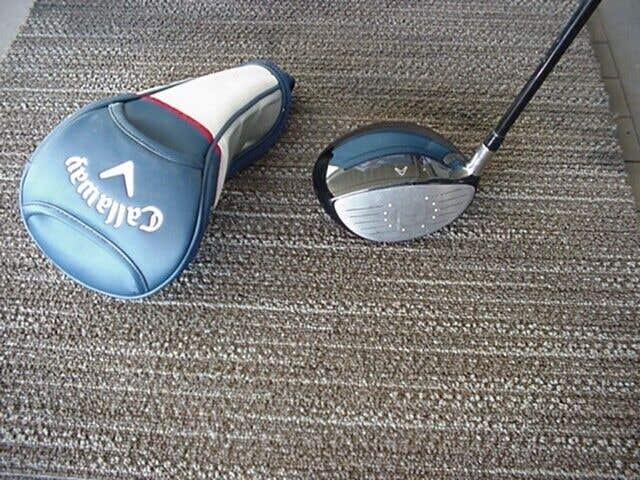 46 3/8 IN CALLAWAY X HOT 10.5 DEG DRIVER GOLF CLUB EXCELL BUT W DENT IN HEEL  jb