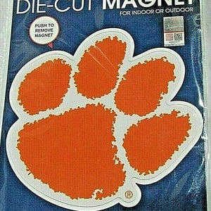 NCAA Clemson Tigers 6 inch Auto Magnet Die-Cut Logo by WinCraft