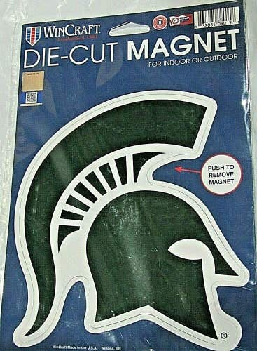 NCAA Michigan State Spartans 8 inch Auto Magnet Die-Cut Logo by WinCraft