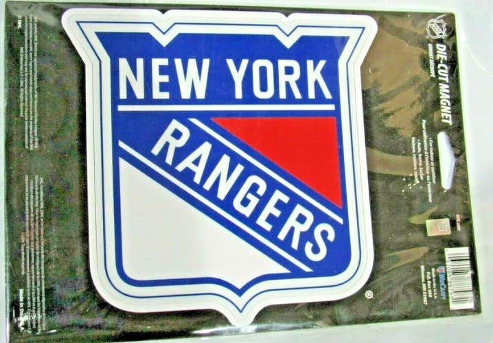 NHL New York Rangers 8 inch Auto Magnet Die-Cut by WinCraft