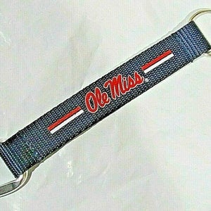 NCAA Ole Miss Rebels Wristlet w/Key Ring & Carabiner 8.5" long by Aminco