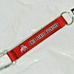 NCAA Ohio State Buckeyes Wristlet w/Key Ring & Carabiner 8.5" long by Aminco