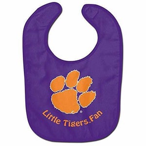 NCAA Clemson Tigers Fan Baby Infant ALL PRO BIB Purple by WinCraft
