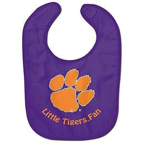 NCAA Clemson Tigers Fan Baby Infant ALL PRO BIB Purple by WinCraft