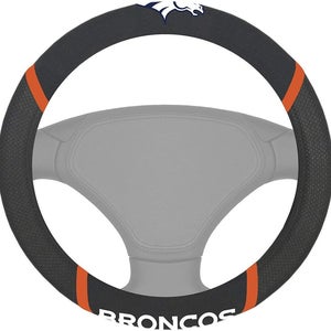 NFL Denver Broncos Embroidered Mesh Steering Wheel Cover by FanMats