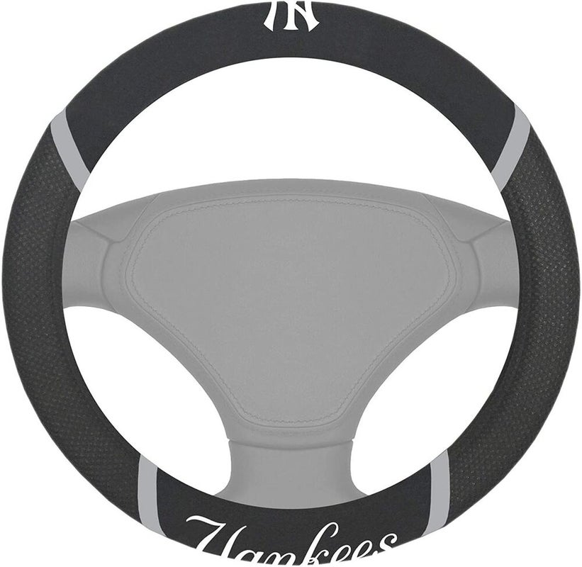 MLB New York Yankees Embroidered Mesh Steering Wheel Cover by FanMats