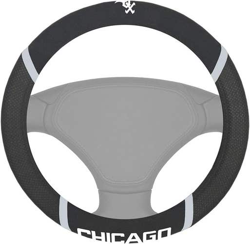 MLB Chicago White Sox Embroidered Mesh Steering Wheel Cover by Fanmats
