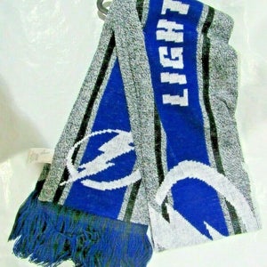 NHL Tampa Bay Lightning 2021 Gray Big Logo Scarf 64" by 7" by FOCO