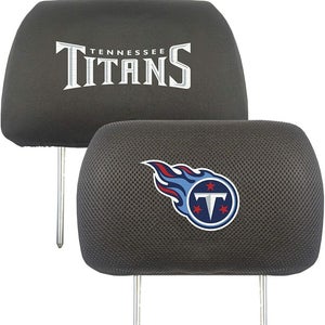NFL Tennessee Titans Head Rest Cover Double Side Embroidered Pair by Fanmats