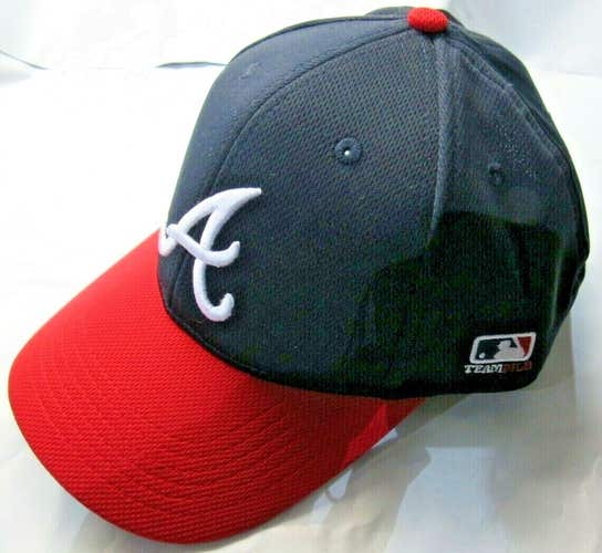 MLB Atlanta Braves Raised Replica Baseball Mesh Hat Style 350 Adult