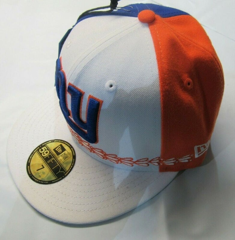 New Era NFL Fitted Cap New York Giants Size 8 Authentic Rare Vintage VTG  Used