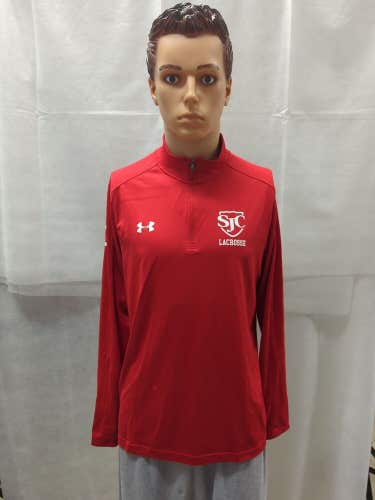 St. John's Cadets Team Issued Lacrosse 1/4 Zip Under Armour L