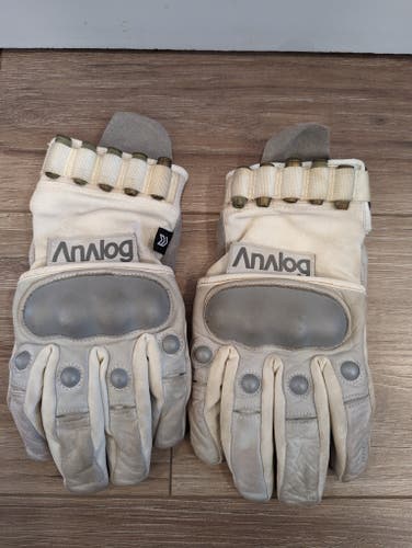 Analog Snowboard Gloves Men's Large White