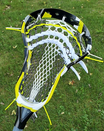 New Reebok 6K Lacrosse Head Strung w/ Semi-Soft Mesh-NO OFFERS NO TRADES