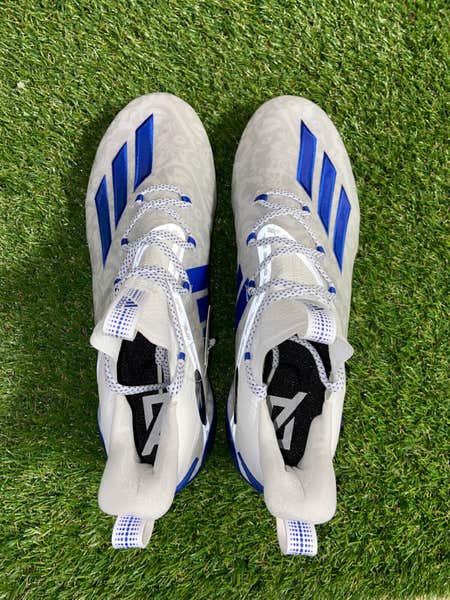 Adidas Adizero Reign Young King Floral Blue Football Cleats FU6707 Mens Size Adidas Adizero Reign Young King Floral Blue Football Cleats  main image 3