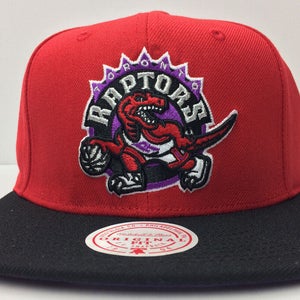 Toronto Raptors Mitchell & Ness NBA Snapback Hat 2Tone Hardwood Classics Cap