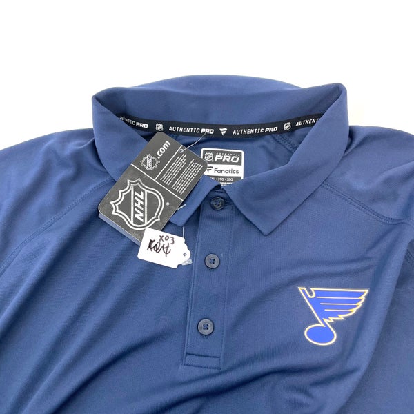 Men's Fanatics Branded Navy St. Louis Blues Authentic Pro Long Sleeve T-Shirt