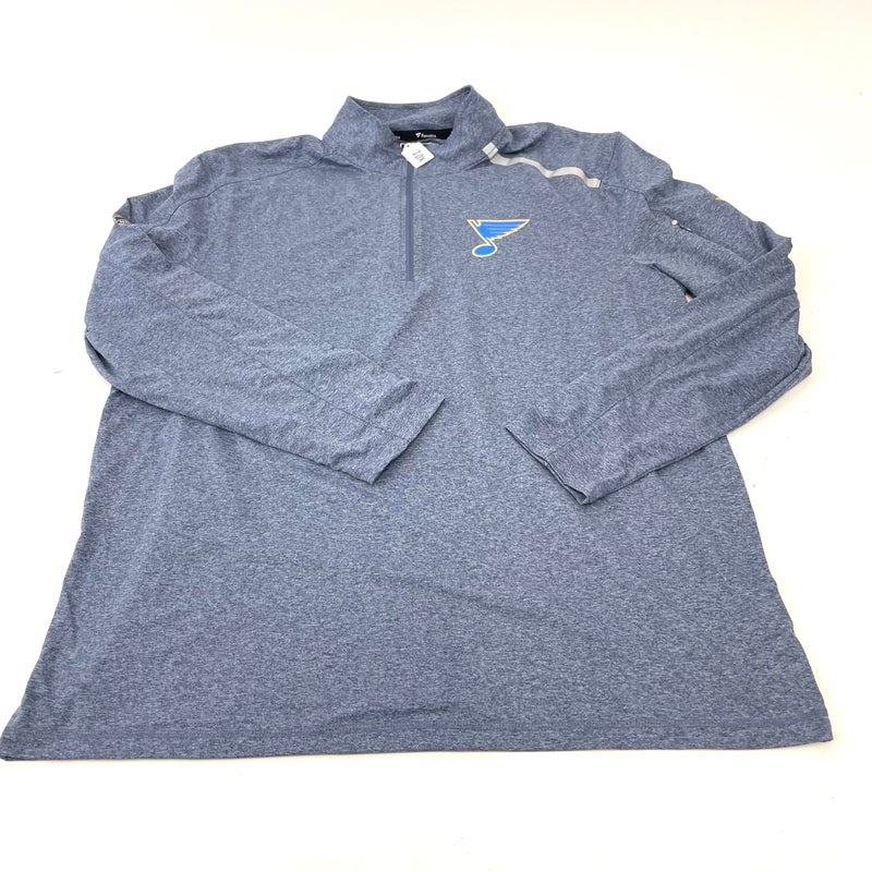Brand New Player Issued St. Louis Blues Navy Blue Fanatics T Shirt, Senior  XXL, X489