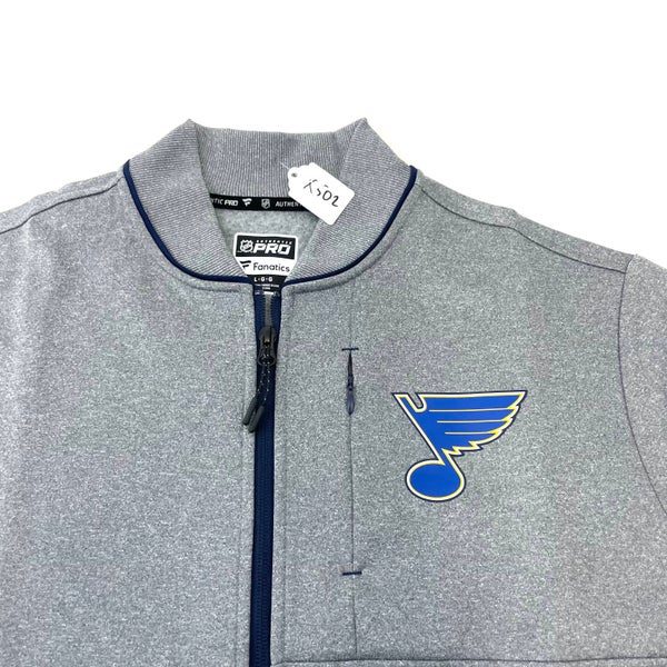 St. Louis blues large fanatics fleece zip up jacket