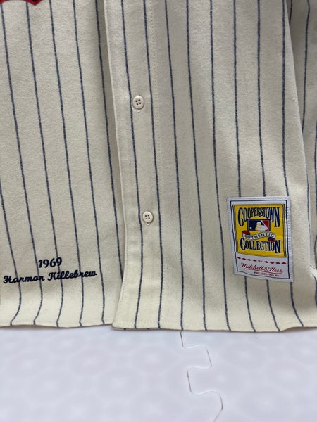 GORGEOUS HARMON KILLEBREW NO. 3 MN TWINS JERSEY NWT MITCHELL & NESS, SIZE 52