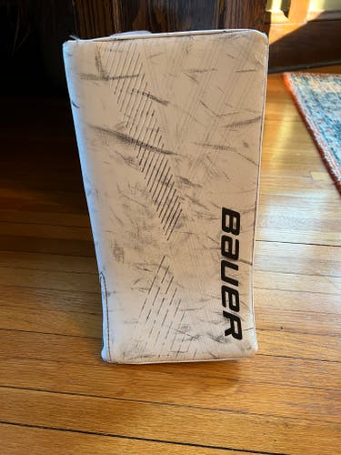 Used Bauer Regular Supreme Ultrasonic Goalie Blocker