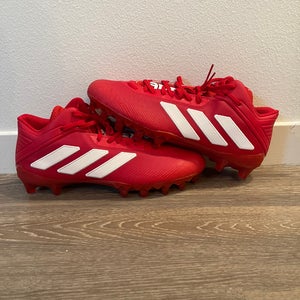 Adidas SM Freak Football Cleats Red/White Mens Size 13 FX1313