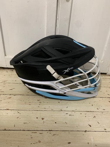 Cascade XRS Lacrosse helmet - Matte Black and Pearl Facemask ($350 Retail)