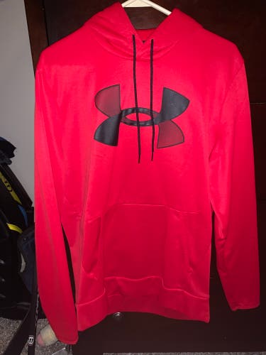 Under Armour Hoodie - Red Medium