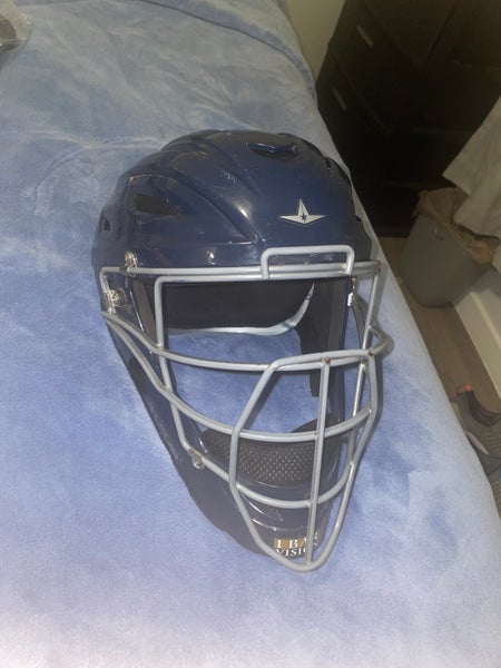 All-Star MVP2500MTT College Level Two Tone Matte Finish Catcher's Helmet