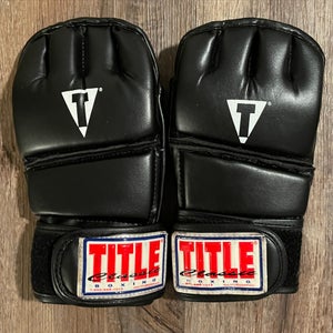 Used Once Title Classic MMA Gloves Size Reg