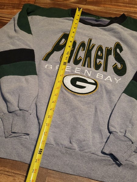 VINTAGE GREEN BAY PACKERS SWEATSHIRT Extra Large Spellout Logo NFL Football  90s