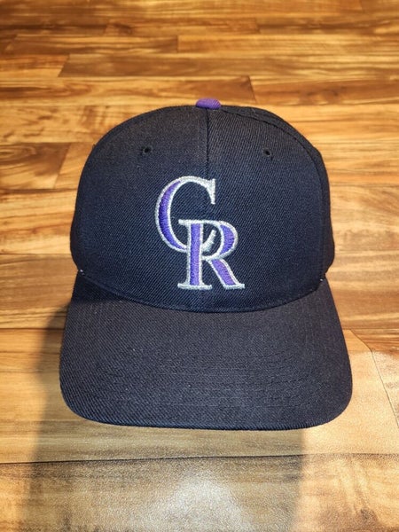 COLORADO ROCKIES HAT - BLACK – Bandwagon Retro Sports Apparel