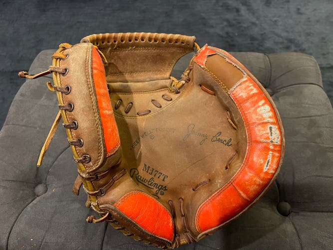 Vintage 1972 Rawlings Johnny Bench Catchers Mitt