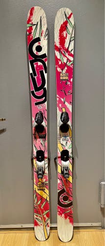 Liberty Envy All Mountain 167 cm Rocker Skis With Salomon Z 12 Bindings