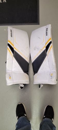 Used 26" Bauer Supreme S27 Goalie Leg Pads